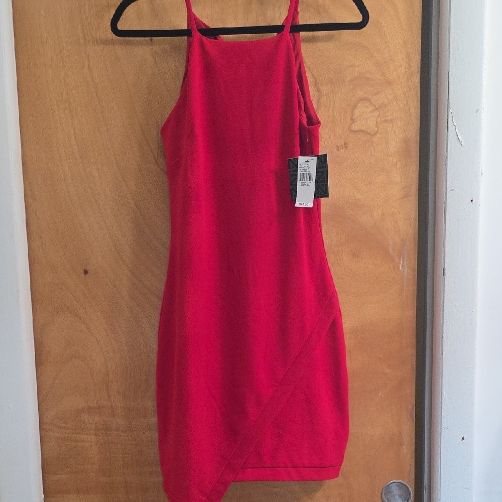 Red Sleeveless Dress